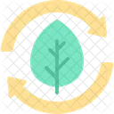 Recycling Cycle Leaf Icon