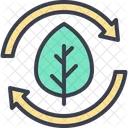 Recycling Cycle Leaf Icon