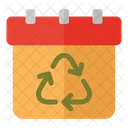 Recycling Kalender Zeitplan Icon