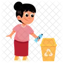 Recycling Garden Kids Icon