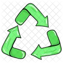 Biodegradable Recycling Reuse Icon