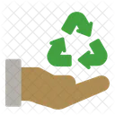 Recycling Hand Ecology Icon