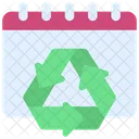 Recycling Calendar Dates Icon