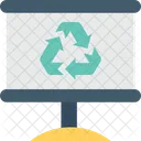 Recycling Awareness Signboard Icon