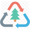 Recycling Recycle Tree Icon