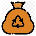 Recycling Bag Garbage Icon