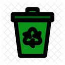Abfall Recycling Einfach Symbol