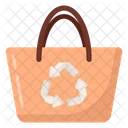 Renewable Bag Recycling Bag Reuse Bag Icon