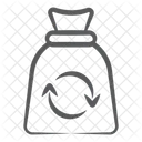 Recycling Sack Recycling Bag Trash Sack Icon