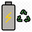 Batterie Laden Abfall Symbol