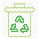 Batterie Strom Recycling Symbol