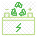 Batterie Strom Recycling Symbol