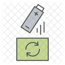 Batterie recyceln  Symbol