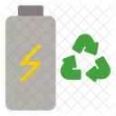 Battery Charging Waste Icon