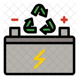 Recycling Battery  Icon