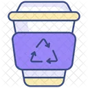 Recycling-Becher  Symbol