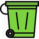 Recycling Bin Ecofriendly Bin Waste Separation 아이콘