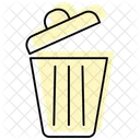 Recycling Bin Color Shadow Thinline Icon Icon