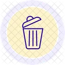 Recycling Bin Line Icon Icon