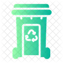 Recycling Can Trash Bin Icon