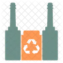 Recycling Center Industry Factory Icon
