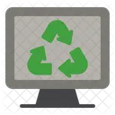 Computer Recycle Ecology Icon