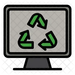 Recycling-Computer  Symbol