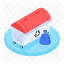 Recycling Dumpster  Icon