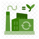 Recycling Factory Green Industry Conservation Icon