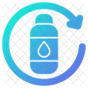 Wasserflasche Okologie Recycling Flasche Symbol