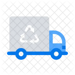 Recycling garbage truck  Icon