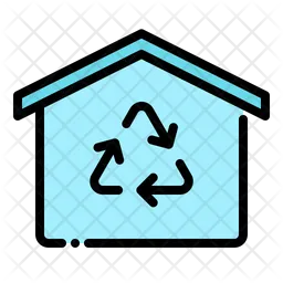 Recyclinghaus  Symbol