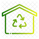 Recycling house  Icon