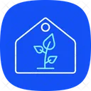 Green Living Spaces Blue Icon Icon