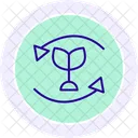 Recycling Line Icon Icon