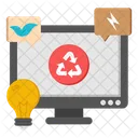 Recycling Idea Innovation Bright Idea Icon