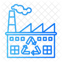 Recycling Industry Factory Recycling Icon
