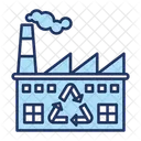 Recycling Industry Factory Recycling Icon