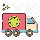 Recycling LKW Mullwagen Symbol