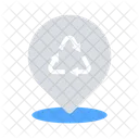 Recycle Garbage Pin Icon