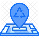 Recycling Location Ecology Location Map Icon