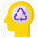 Recycling Mind Recycling Brain Reprocess Mind Icon