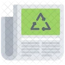 Recycling News Recycling Newspaper Recycling Icône