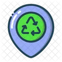 Recycling-Platz  Symbol