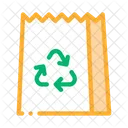 Papier Tasche Recycling Symbol