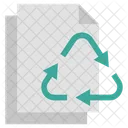 Paper Recycling Reuse Paper Recycling Icône