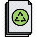 Recycling Paper  Icon