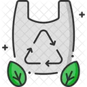 A Recycled Plastic Bag Recycling Plastic Bag Recycling Bag Icon