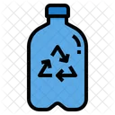 Flasche Plastik Wiederverwendung Symbol