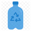 Flasche Plastik Wiederverwendung Symbol